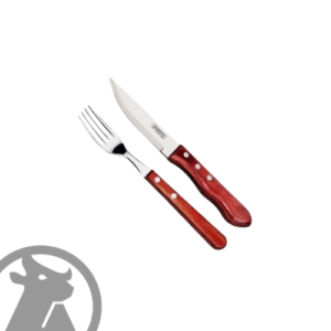 Set Tenedor + Cuchillo Polywood